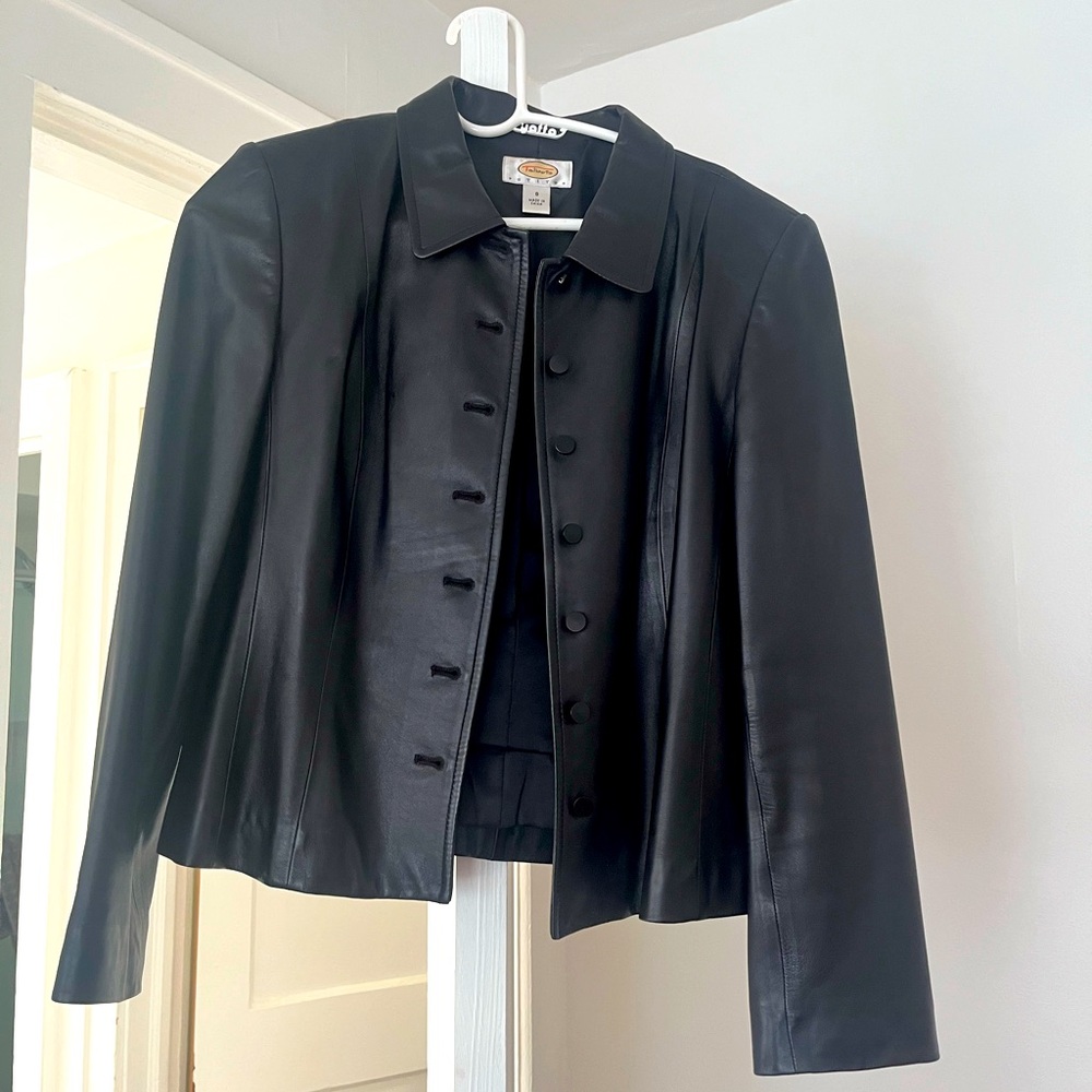 Faux Leather Jacket